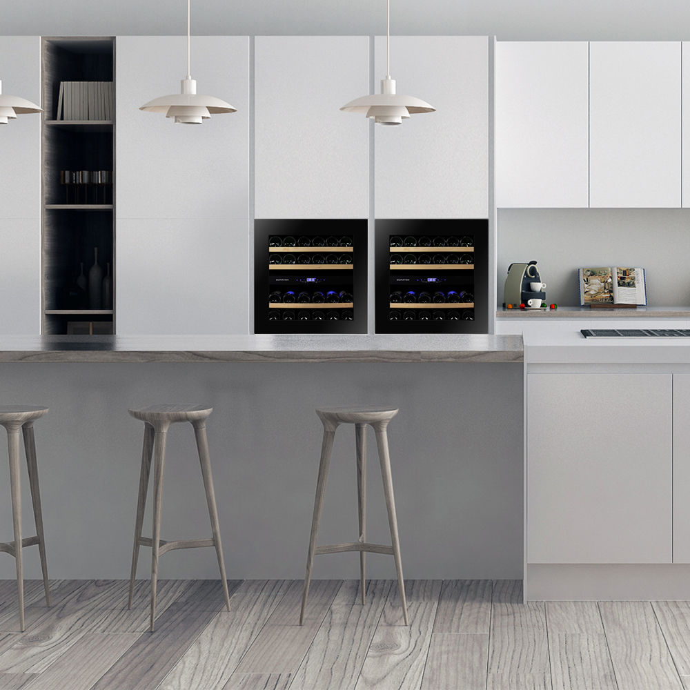 Превью картинка Шкаф винный встраиваемый Винный холодильник (шкаф) компрессорный Dunavox DAVG-25.63DB.ТО #4