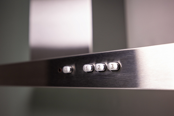 Превью картинка Т-образная вытяжка  Elikor Квадра 90Н-650-К3Д нерж #3