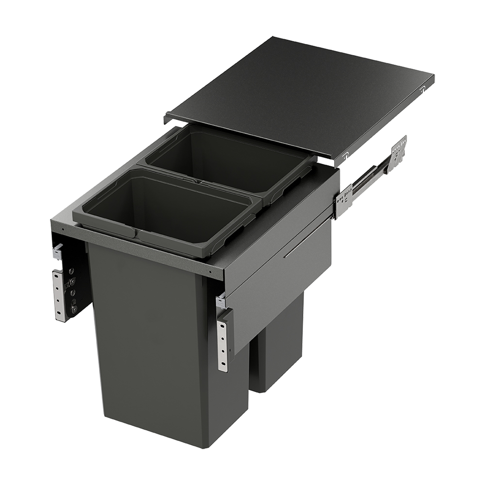 Фото Vauth-Sagel Система сортировки ENVI SPACE XX PRO 70 л, выдвижной фасад 500 мм, антрацит