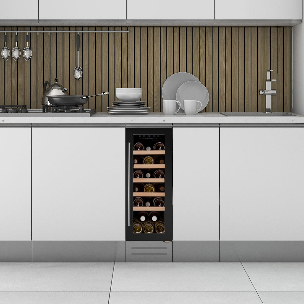 Превью картинка Шкаф винный встраиваемый Винный холодильник (шкаф) компрессорный Dunavox DAUF-19.58В #5