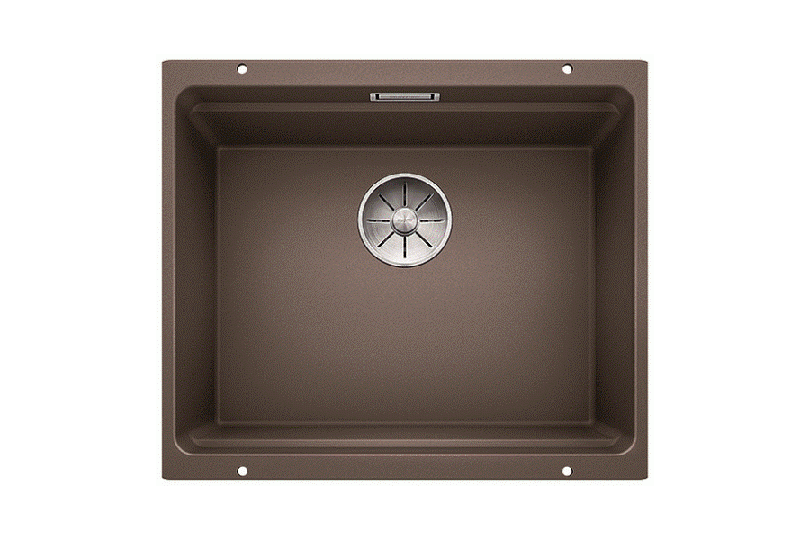 Фото Гранитная мойка Blanсo ETAGON 500-U SILGRANIT PuraDur кофе