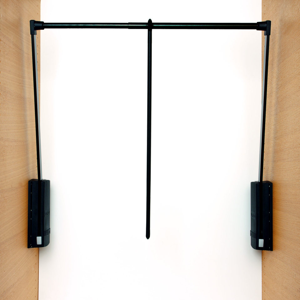 Фото Servetto Телескопический пантограф SERVETTO для одежды, ширина 770-1200 мм, черный