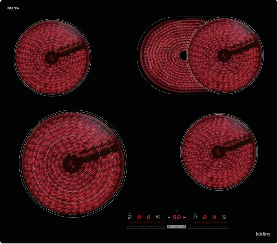 Фото Электрическая варочная панель Körting HK 63910 B