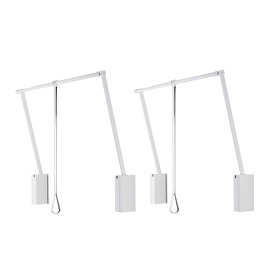 Картинка Servetto Телескопический пантограф SERVETTO 3T для одежды, 2 шт., ширина 560-950 мм, белый