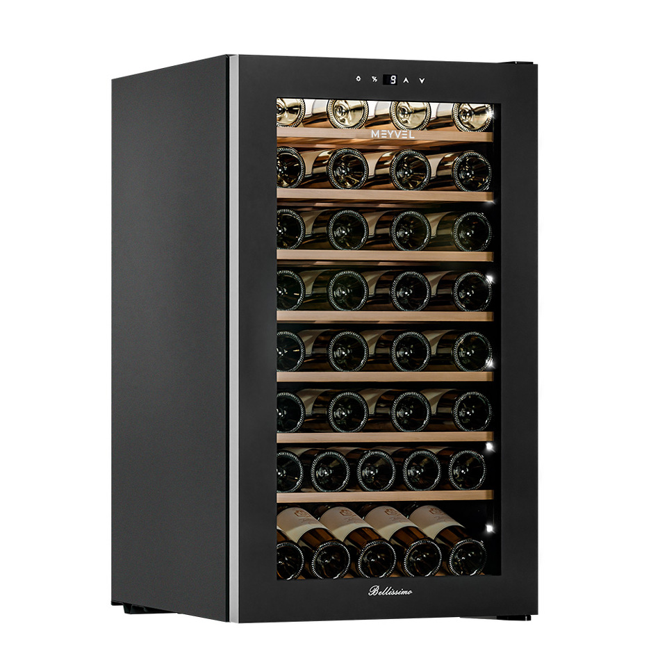 Фото Шкаф винный  Meyvel Винный холодильник (шкаф) компрессорный MEYVEL MV52-KBF1