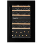 Превью картинка Шкаф винный встраиваемый Винный холодильник (шкаф) компрессорный Dunavox DXJ-42.100DB #1