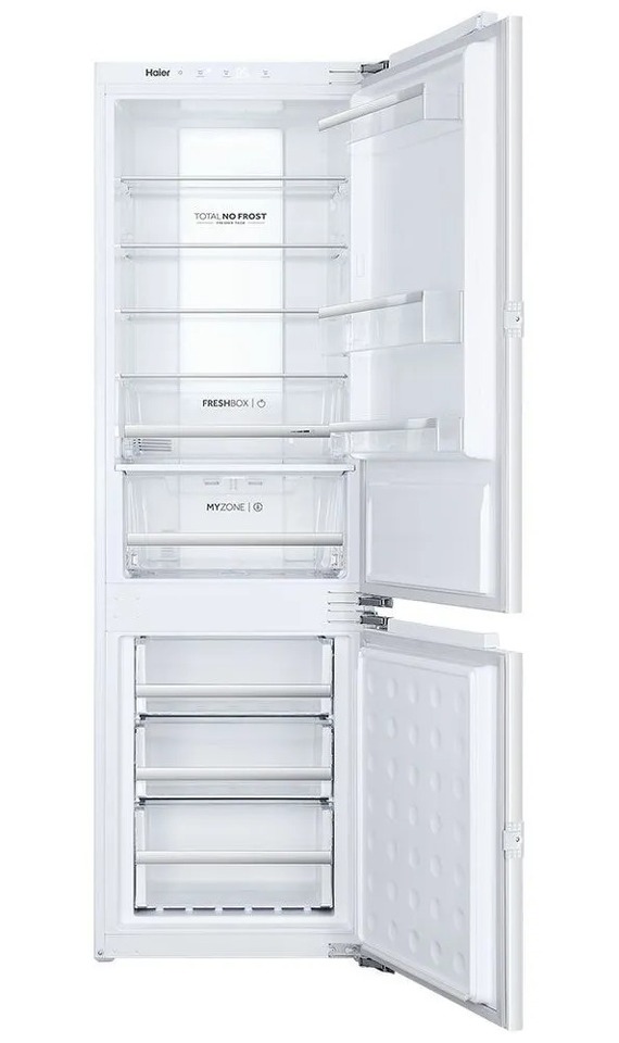 Фото Встраиваемый холодильник с морозильной камерой Haier BCFT529TWRU