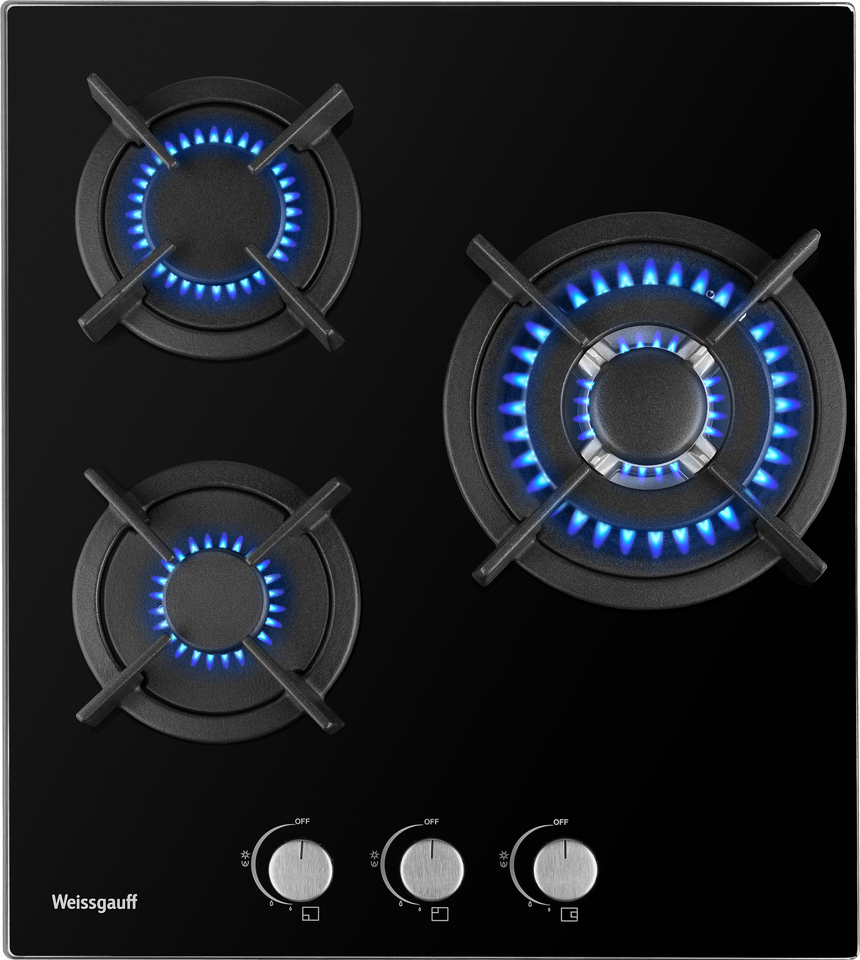 Фото Газовая варочная панель Weissgauff HGG 451 BGh Nano Glass