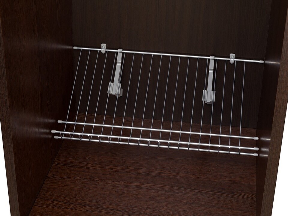 Фото Duslar Сетчатая полка AGATA для обуви, ширина 1000 мм, глубина 300 мм, серый