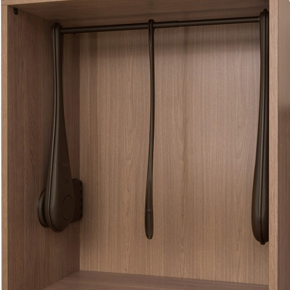 Фото Servetto Телескопический пантограф ONLY для одежды, ширина 600-1000 мм, коричневый