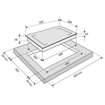 Превью картинка Индукционная варочная панель домино KRONA MYSTERIUM max ih 30 GR #12