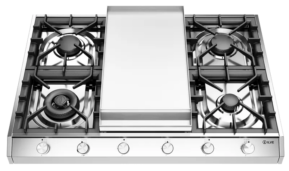 Фото Газовая варочная панель ILVE HCP965FD/SS