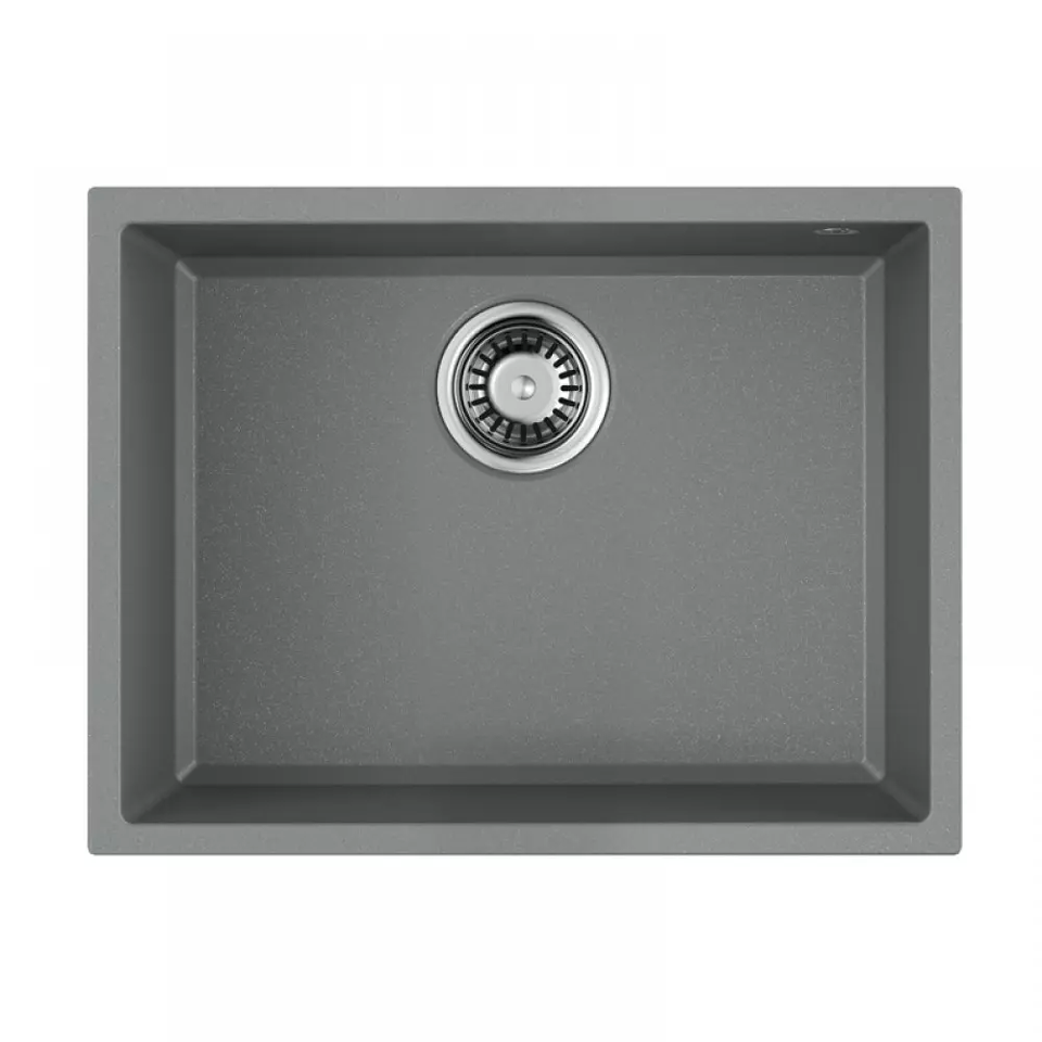 Фото Гранитная мойка Omoikiri Tedori 54-U-GR Tetogranit/leningrad grey