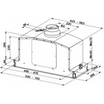 Превью картинка Полновстраиваемая вытяжка Faber IN-LIGHT INOX A70 EVO+ #2