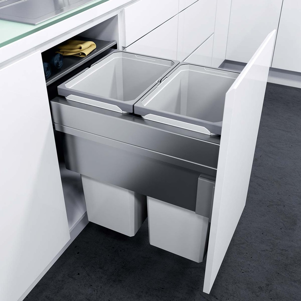 Фото Vauth-Sagel Система сортировки ENVI SPACE XX 64 л, выдвижной фасад 450 мм, серый