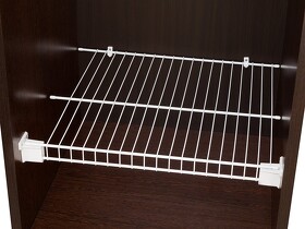 Картинка Duslar Сетчатая полка AGATA для одежды, ширина 3000 мм, глубина 500 мм, белый