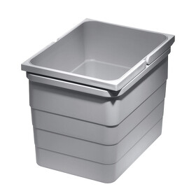 Картинка NinkaPlast Пластиковое ведро ASSISTENT 12 л, серый