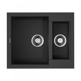 Картинка Omoikiri Sakaime 60-2-BL Tetogranit/черный