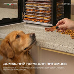 Превью картинка Сушилка для овощей и фруктов Дегидратор Meyvel MDH16-1S (Inox) #24