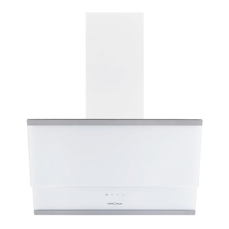 Фото Наклонная вытяжка KRONAsteel IRIDA 600 white sensor