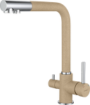 Превью картинка Смеситель для кухни GranFest 3611 Песочный #1