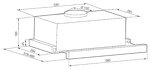 Превью картинка Встраиваемая вытяжка Graude DHF 60.0 W #2
