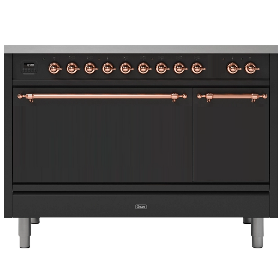 Фото Центр варочный ILVE P127QNE3/MGP матовый графит (фурн. медь)