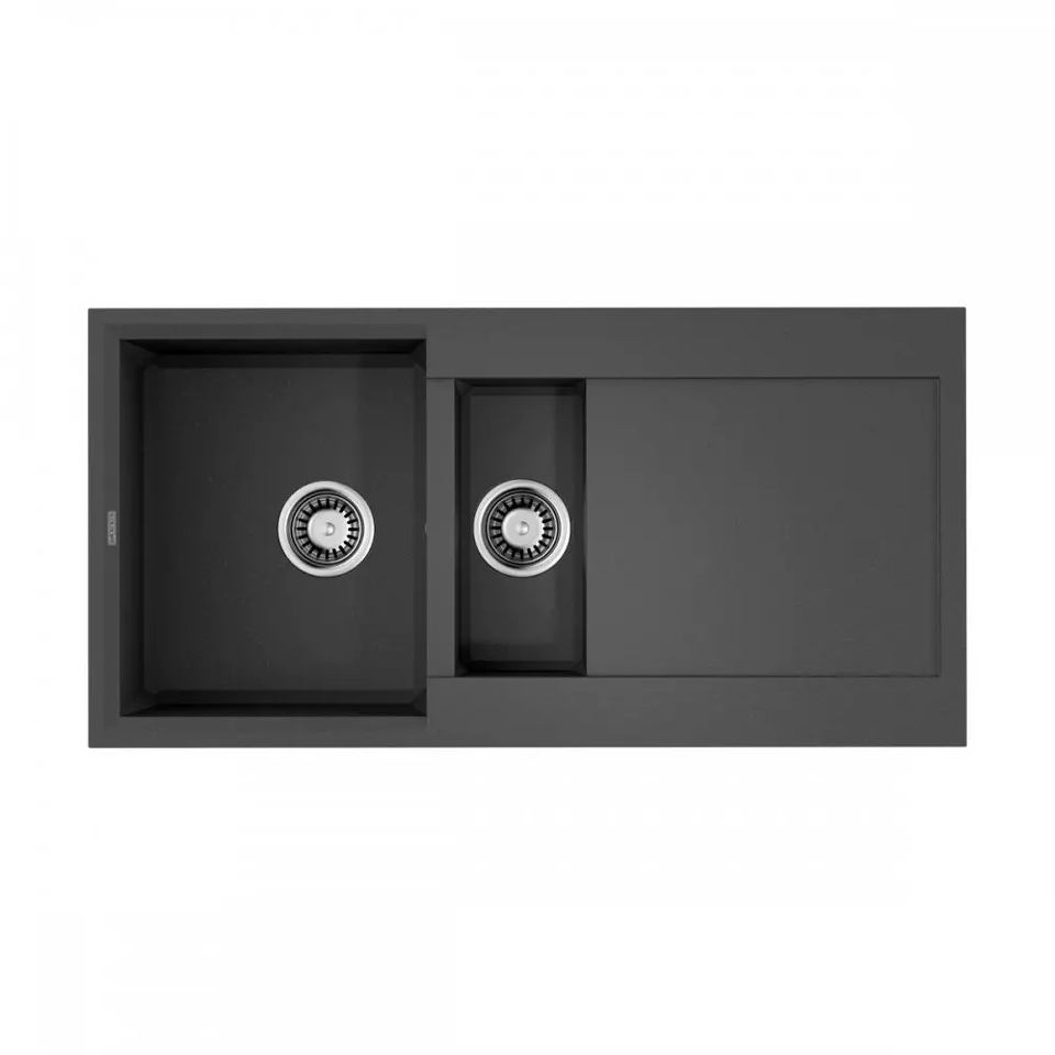 Фото Гранитная мойка Omoikiri Sakaime 100-2-PL Tetogranit/платина