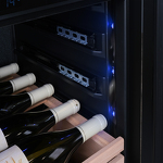 Превью картинка Шкаф винный  Meyvel Винный холодильник (шкаф) компрессорный MEYVEL MV98-KST3 (Slim) #8