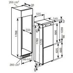 Превью картинка Встраиваемый холодильник с морозильной камерой Haier BCFE625AWRU #10