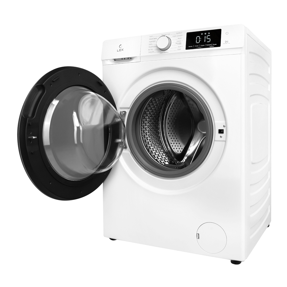 Фото Стиральная машина с фронтальной загрузкой Lex LWM12812WID Стиральная машина