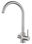 Превью картинка Смеситель для кухни GranFest Z-5420 Нержавеющая сталь #1