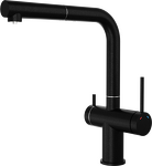 Превью картинка Смеситель для кухни Rivelato BRENTA Г-обр. с краном питьевой воды D-35мм antracite #1