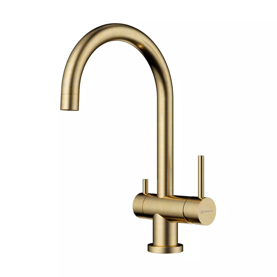 Фото Смеситель для кухни Omoikiri Yamada-AB-022 латунь/античная латунь