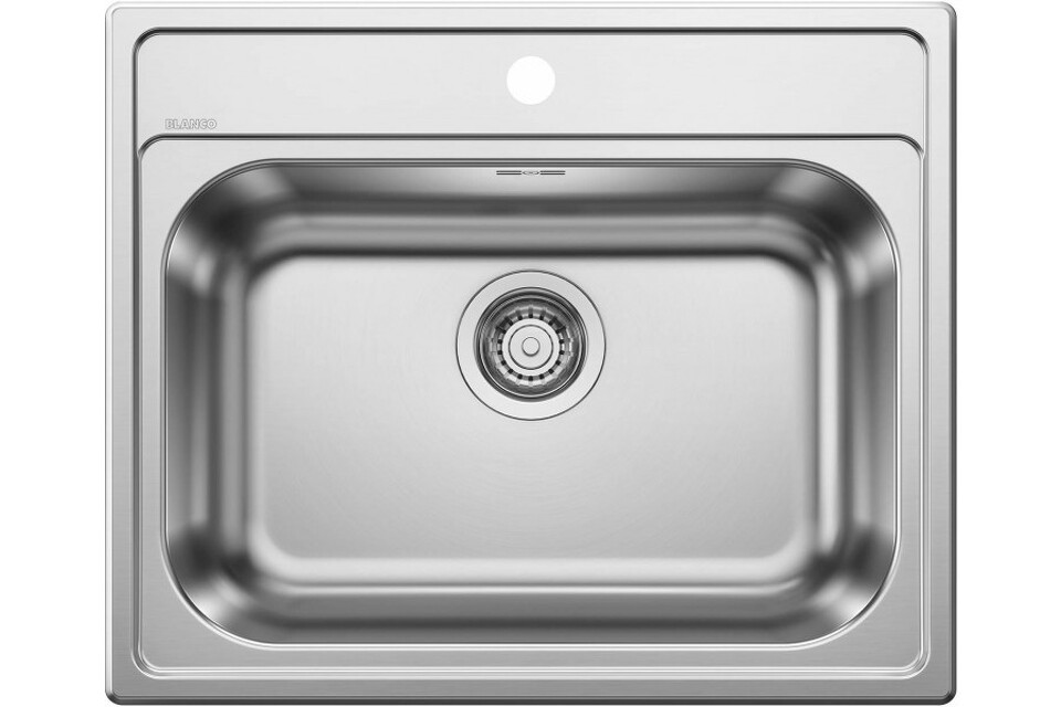 Фото Металлическая мойка Blanсo DANA 6 полированная нерж. сталь