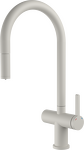 Превью картинка Смеситель для кухни Rivelato ACIO U-обр.с выдвижной лейкой и краном питьевой воды D-35мм brina #1