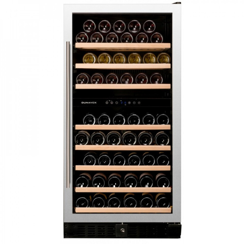 Фото Шкаф винный встраиваемый Винный холодильник (шкаф) компрессорный Dunavox DX-94.270SDSK