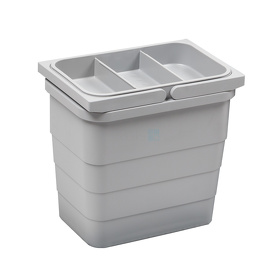 Картинка NinkaPlast Пластиковое ведро ASSISTENT 5,5 л, серый