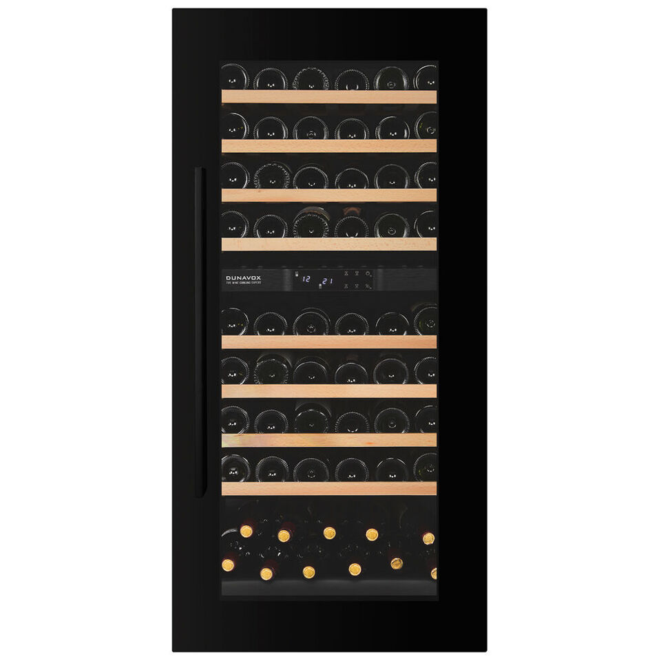Фото Шкаф винный встраиваемый Винный холодильник (шкаф) компрессорный Dunavox DXJ-65.154DB