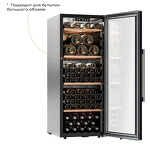 Превью картинка Шкаф винный  Meyvel Винный холодильник (шкаф) компрессорный MEYVEL MV105-KBF1 #19