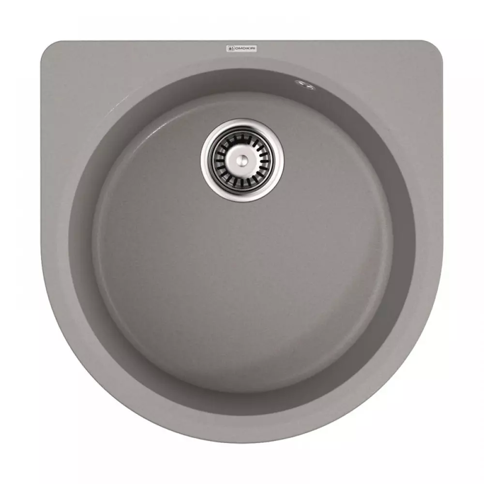 Фото Гранитная мойка Omoikiri Akegata 51-GR Artgranit/leningrad grey