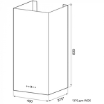 Превью картинка Цилиндрическая вытяжка KRONA DITA R 400 WHITE PB #13