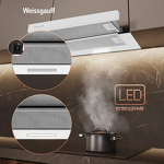 Превью картинка Встраиваемая вытяжка Weissgauff TEL 450 White Glass #12