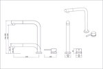 Превью картинка Смеситель для кухни EMAR ЕС - 7027 PVD Dark #6