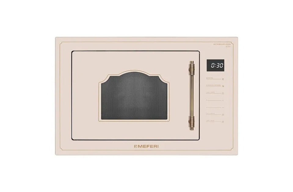 Фото Печь микроволновая встраиваемая Meferi MMO6025BG RETRO