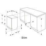 Превью картинка Посудомоечная машина 45см встраиваемая Meferi MDW4573 ULTRA #22