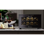 Превью картинка Шкаф винный  Meyvel Винный холодильник (шкаф) термоэлектрический MEYVEL MV08-BF1 (EASY) #12