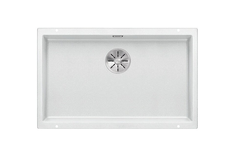 Фото Гранитная мойка Blanсo SUBLINE 700-U SILGRANIT PuraDur белый с отв.арм. InFino