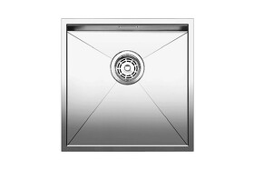 Картинка Blanсo ZEROX 400-IF нерж.сталь зеркальная полировка с отв. арм. InFino