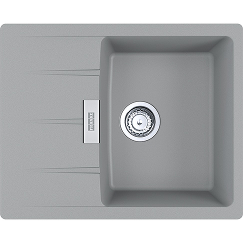 Фото Гранитная мойка Franke CENTRO CNG 611/211-62 серый камень